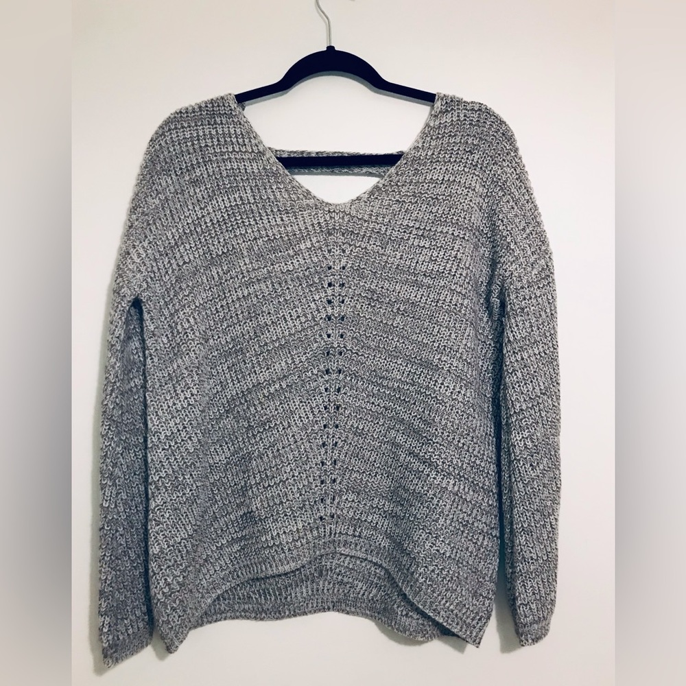 Pink Rose Knitted Sweater